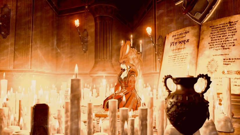 final fantasy 14 scarlet witch glamour outfit viera 