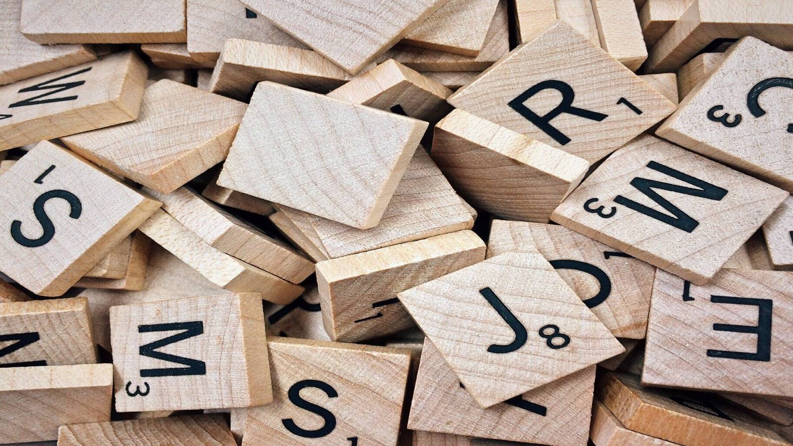 scrabble word tiles