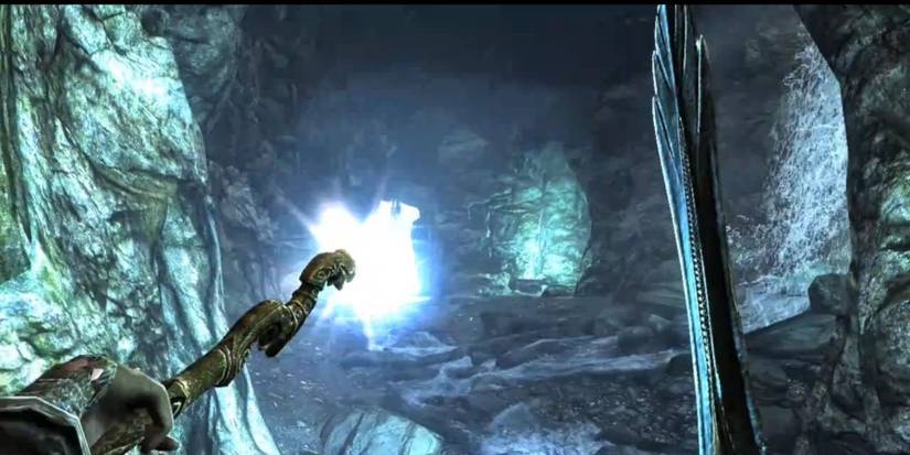 skryim elder scrolls dual wield magic sword