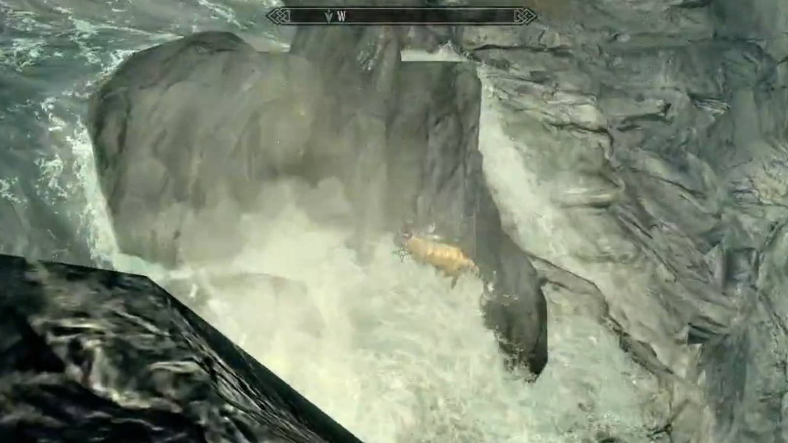 skyrim-waterfall-goat