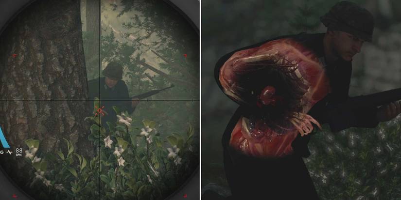 sniper elite 4 lining up a shot