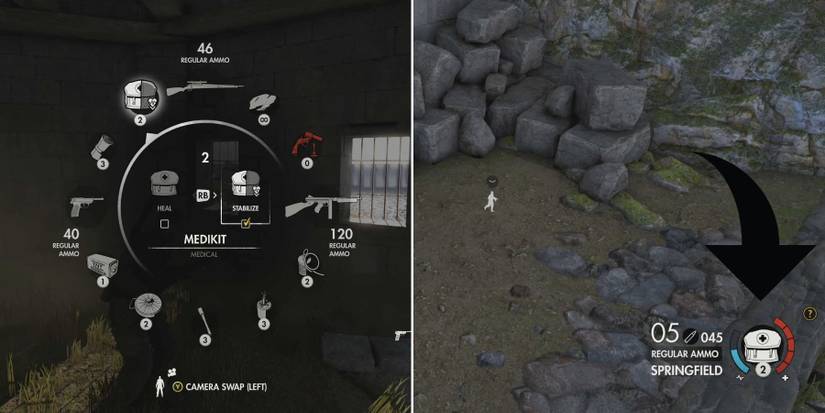 sniper elite selecting weapon wheel