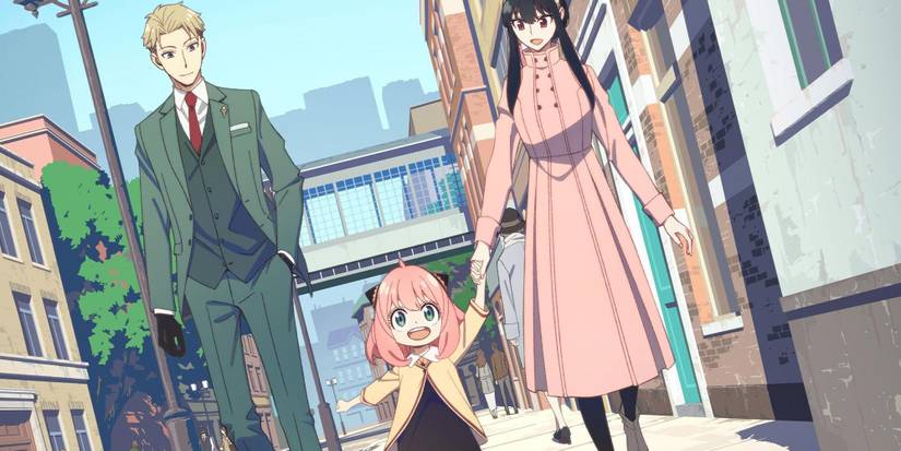 loid, anya, and yor forger from spy x family