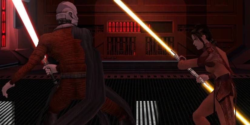 Star Wars KOTOR Bioware Fighting Malak