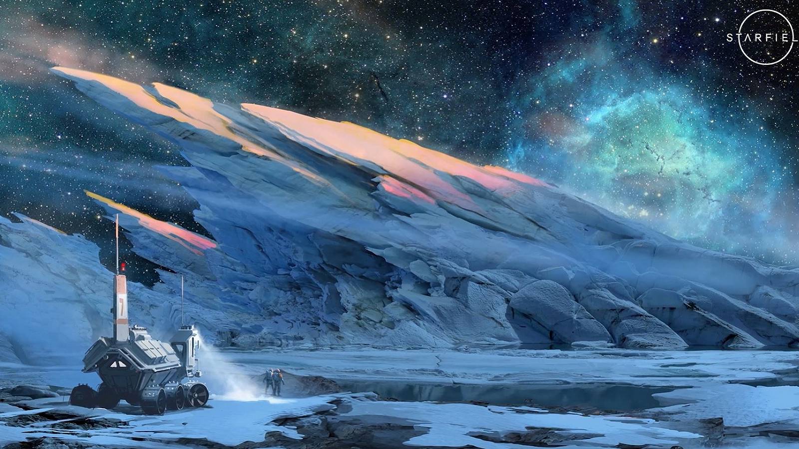 starfield snow planet