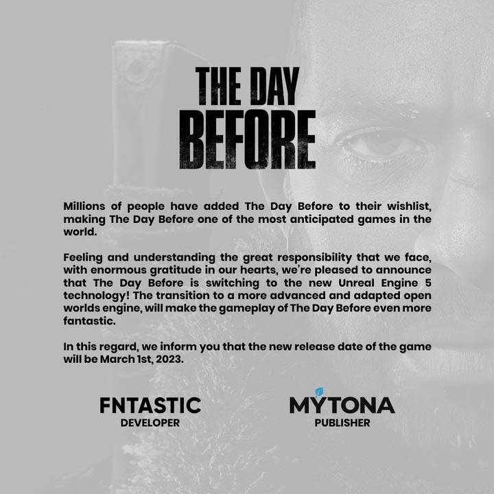 the day before statement