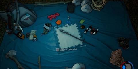 the forest Crafting an Incendary Spear