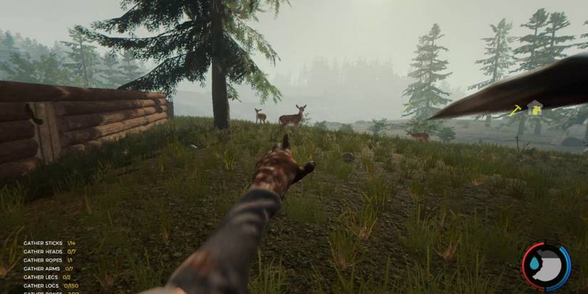 the forest spear hunting