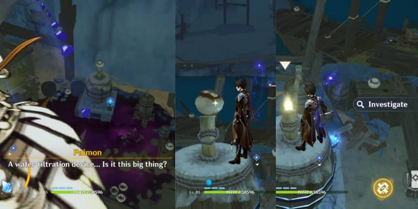 the location of the first key to the gunpowder storehouse in Genshin impact