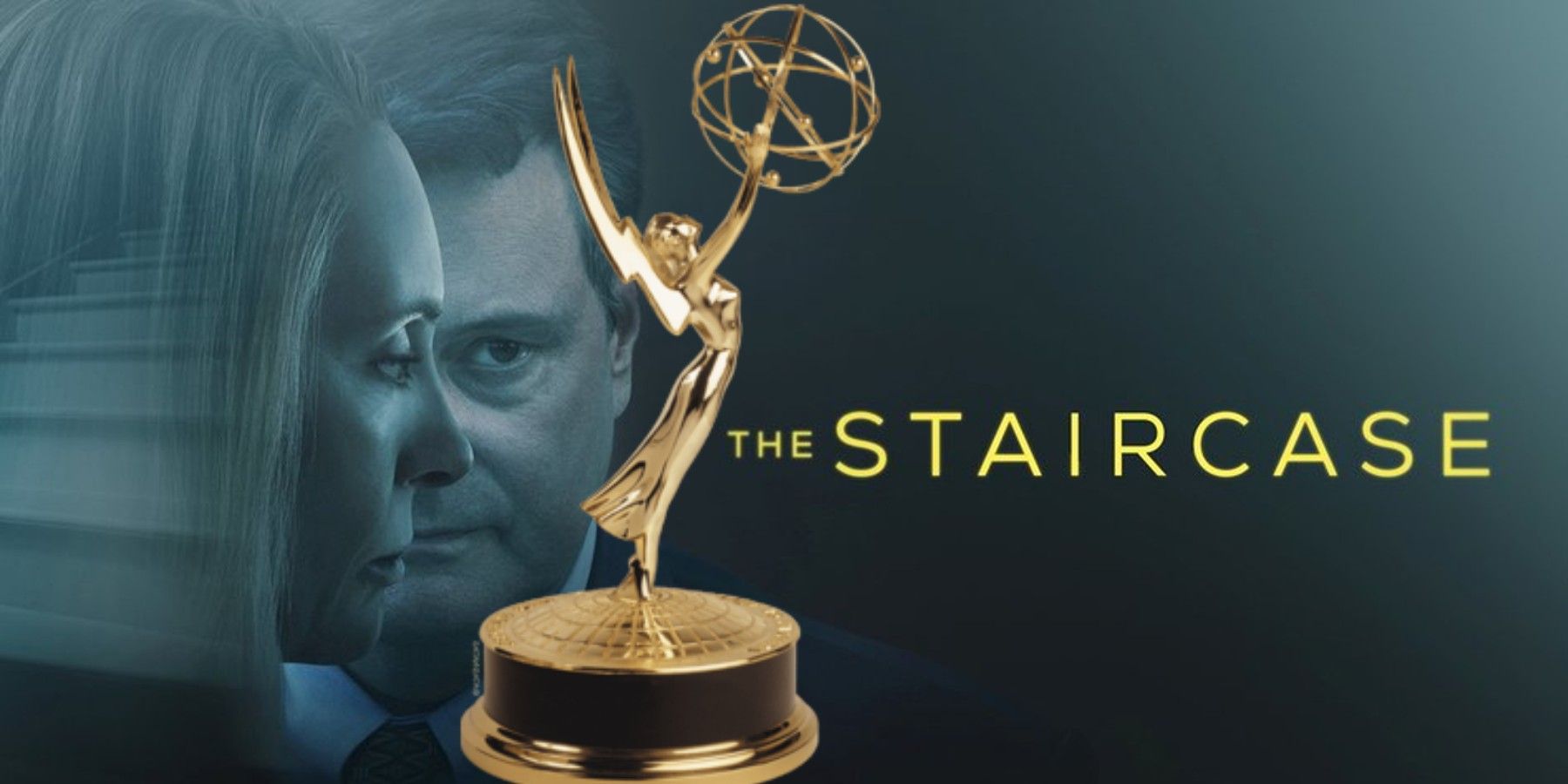 HBO's The Staircase poster with Emmy Award