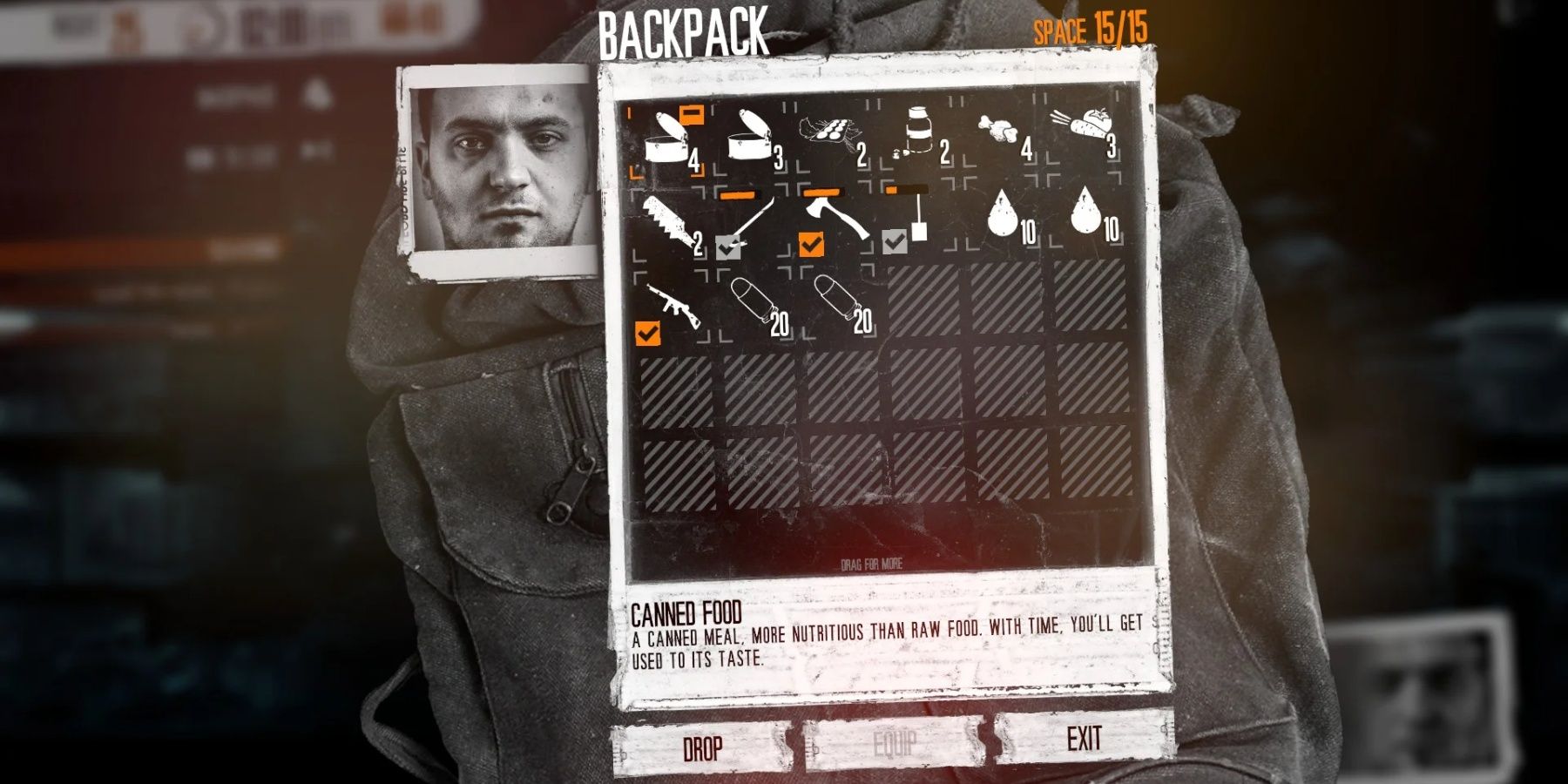 this war of mine backpack