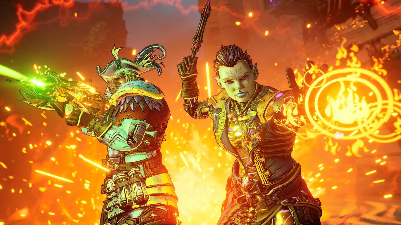 tiny-tinas-wonderlands-characters-fighting-fire