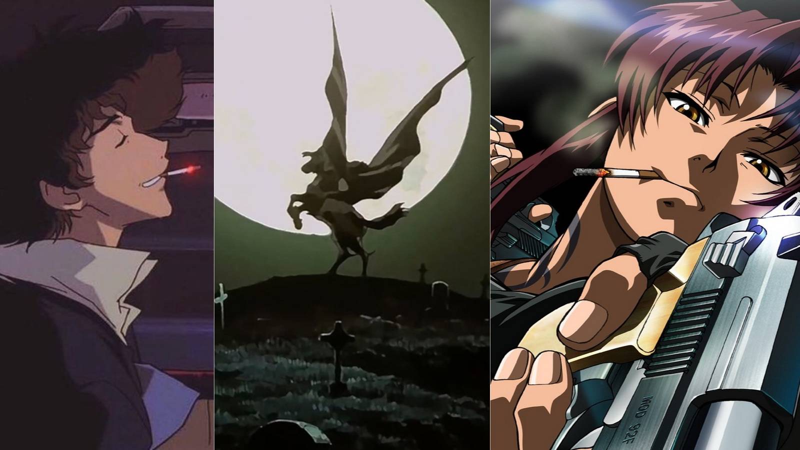 title image iconic bounty hunters Spike Vampire Hunter D Revy Lee