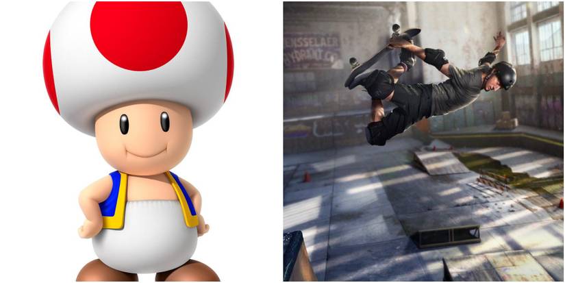 (Left) Toad (Right) Tony Hawk's Pro Skater 1+2