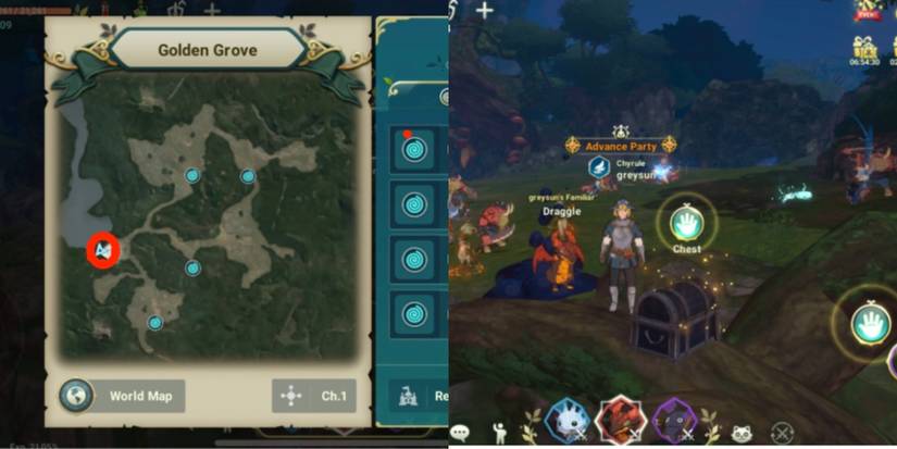 tree vine chest ni no kuni cross worlds