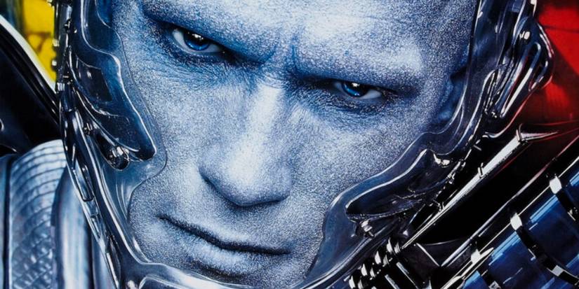 Closeup of MR FREEZE in Batman and Robin