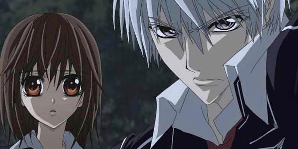 yuki cross and kiryu from the anime vampire knight