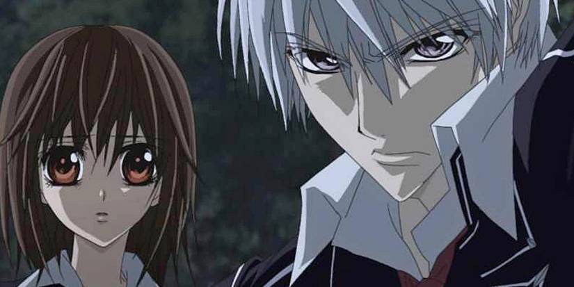yuki cross and kiryu from the anime vampire knight