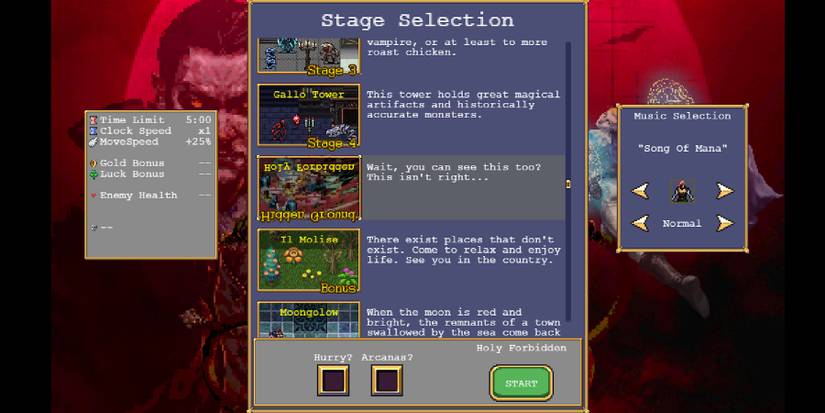 vampire survivors clock lancet evolve