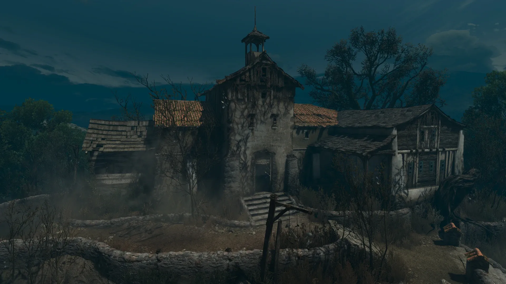 witcher 3 trastamara estate ruins hunting cottage spotted wight la cage au fou