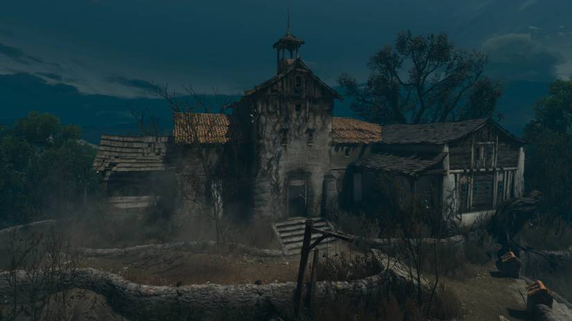witcher 3 trastamara estate ruins hunting cottage spotted wight la cage au fou