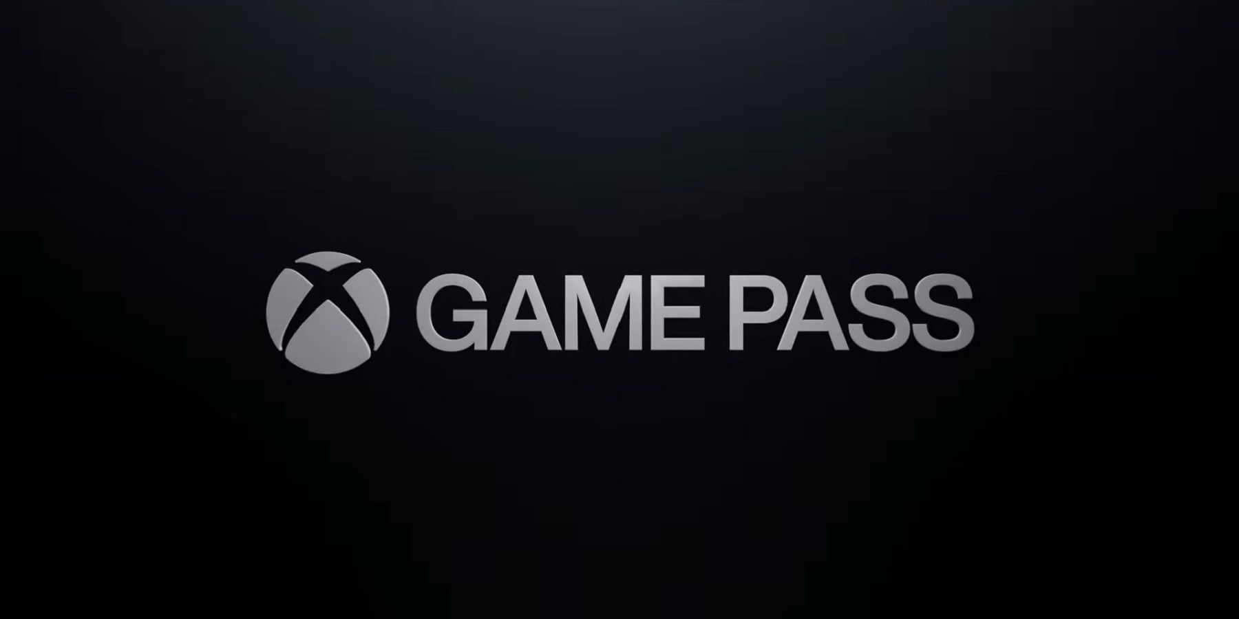 xbox game pass white logo black background