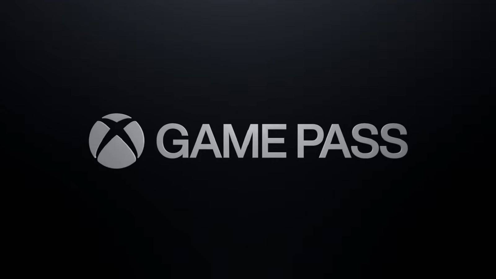 xbox game pass white logo black background
