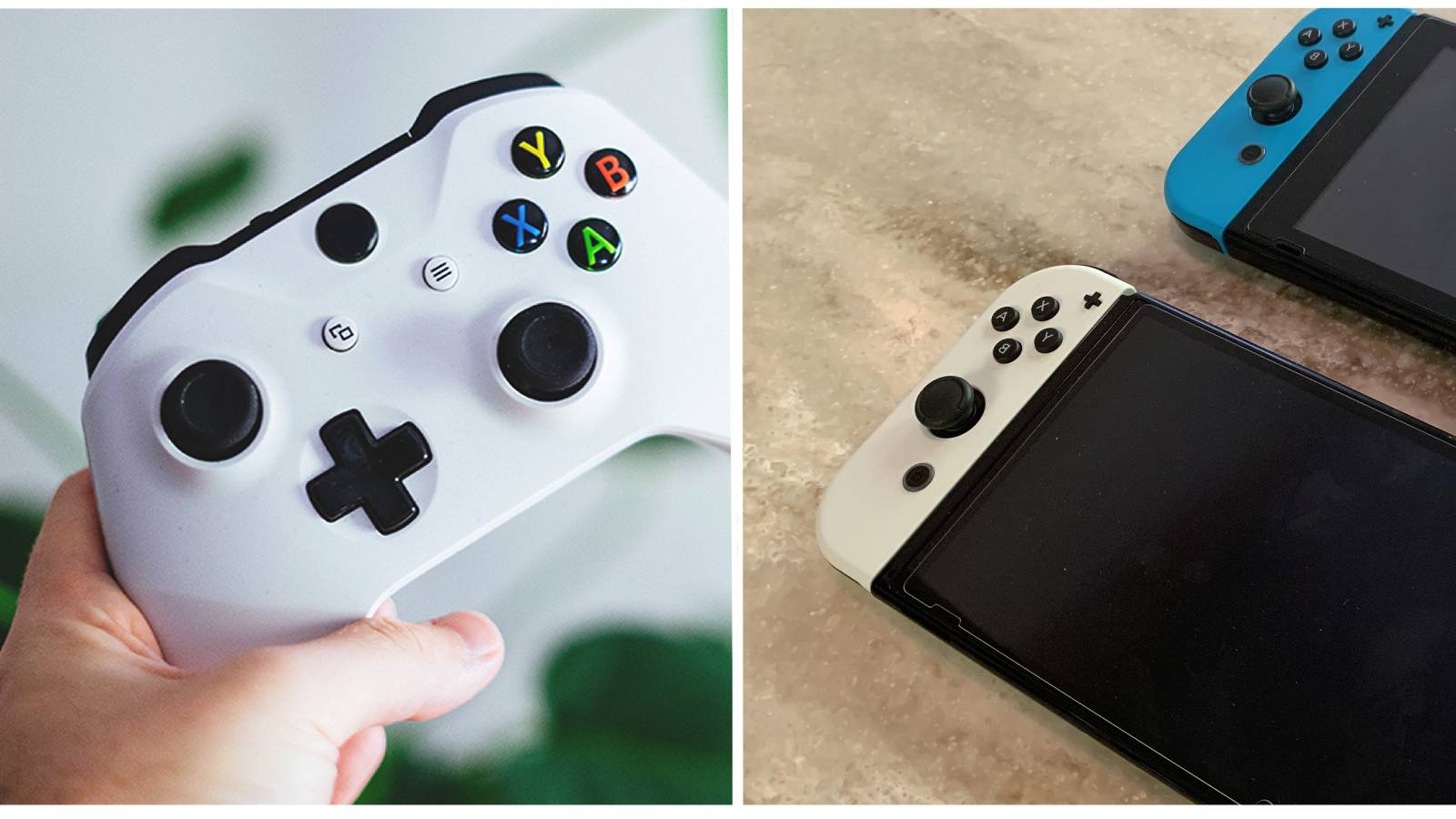 xbox-pro-controller-switch-oled-and-neon-controllers