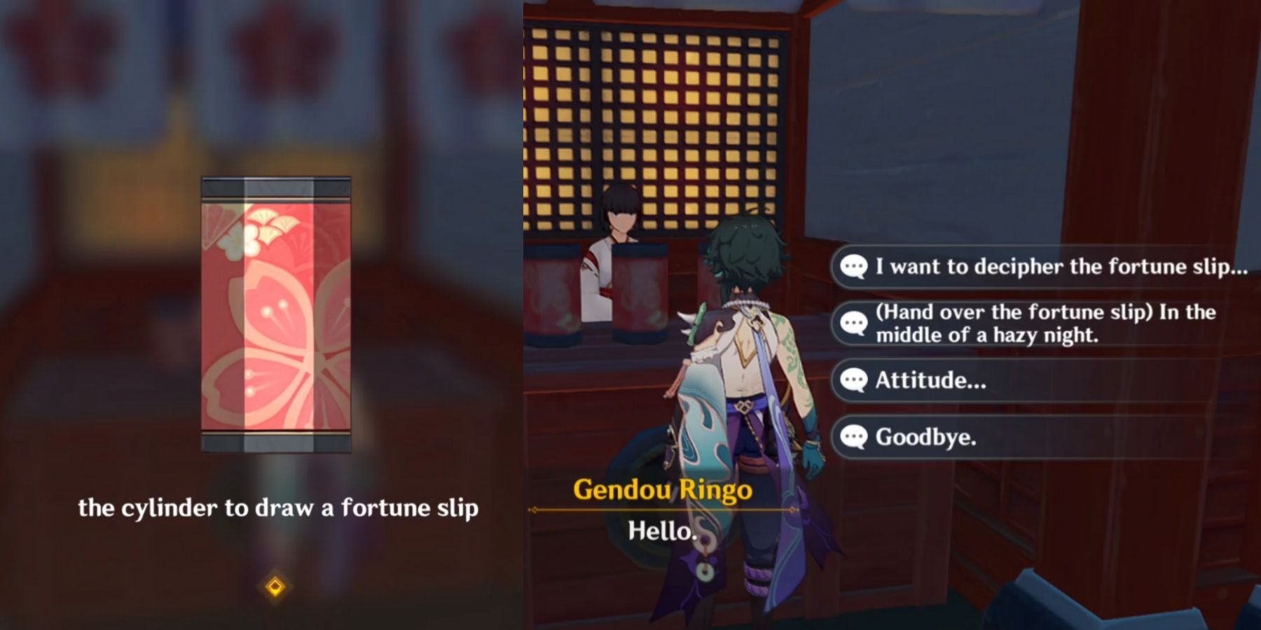 Where Is The Fortune Teller In Genshin Impact Genshin Impact: The Very Special Fortune Slip Quest Guide