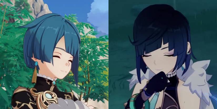 xingqiu and yelan in genshin impact