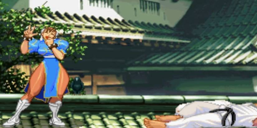 Chun Li Showing A Peace Sign SF3