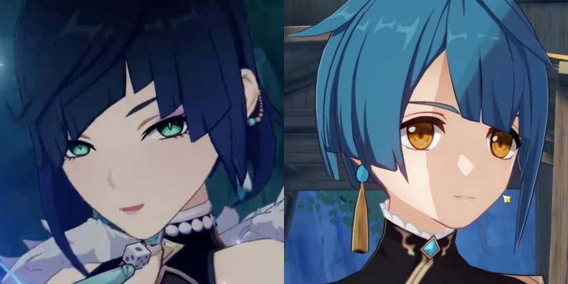 yelan and xingqiu from genshin impact