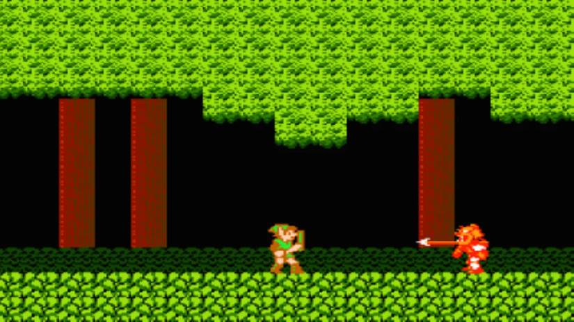 screenshot of Zelda 2: The Adventure of Link
