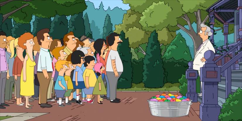 A scene featuring characters from from Bob’s Burgers
