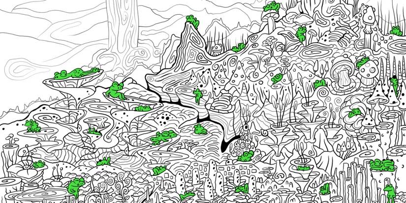 100 hidden frogs hidden object game