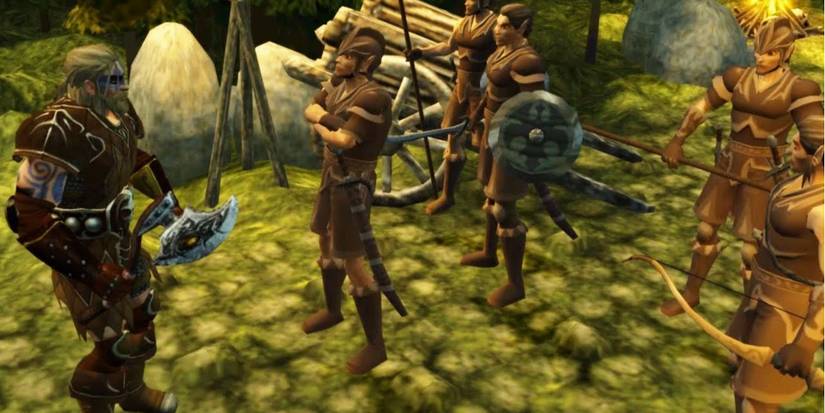 Talking to NPCs in Champions Of Norrath