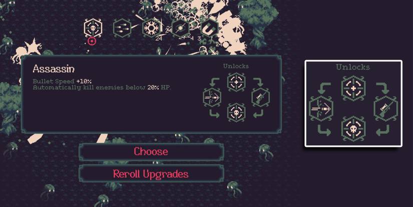 20 Minutes Till Dawn - SniperSkill Tree Overlaid On Image Of Seeing The Skill Tree In-Game