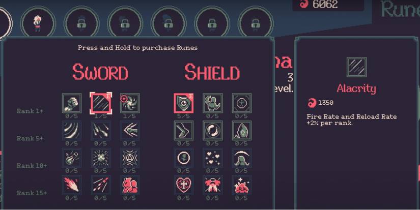 20 Minutes Till Dawn - Sword runes can inflict critical damage - Player picks Alacrity for faster reload rates