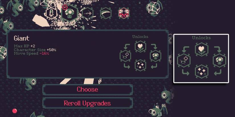 20 Minutes Till Dawn - Vitality Skill Tree Overlaid On Image Of Seeing The Skill Tree In-Game