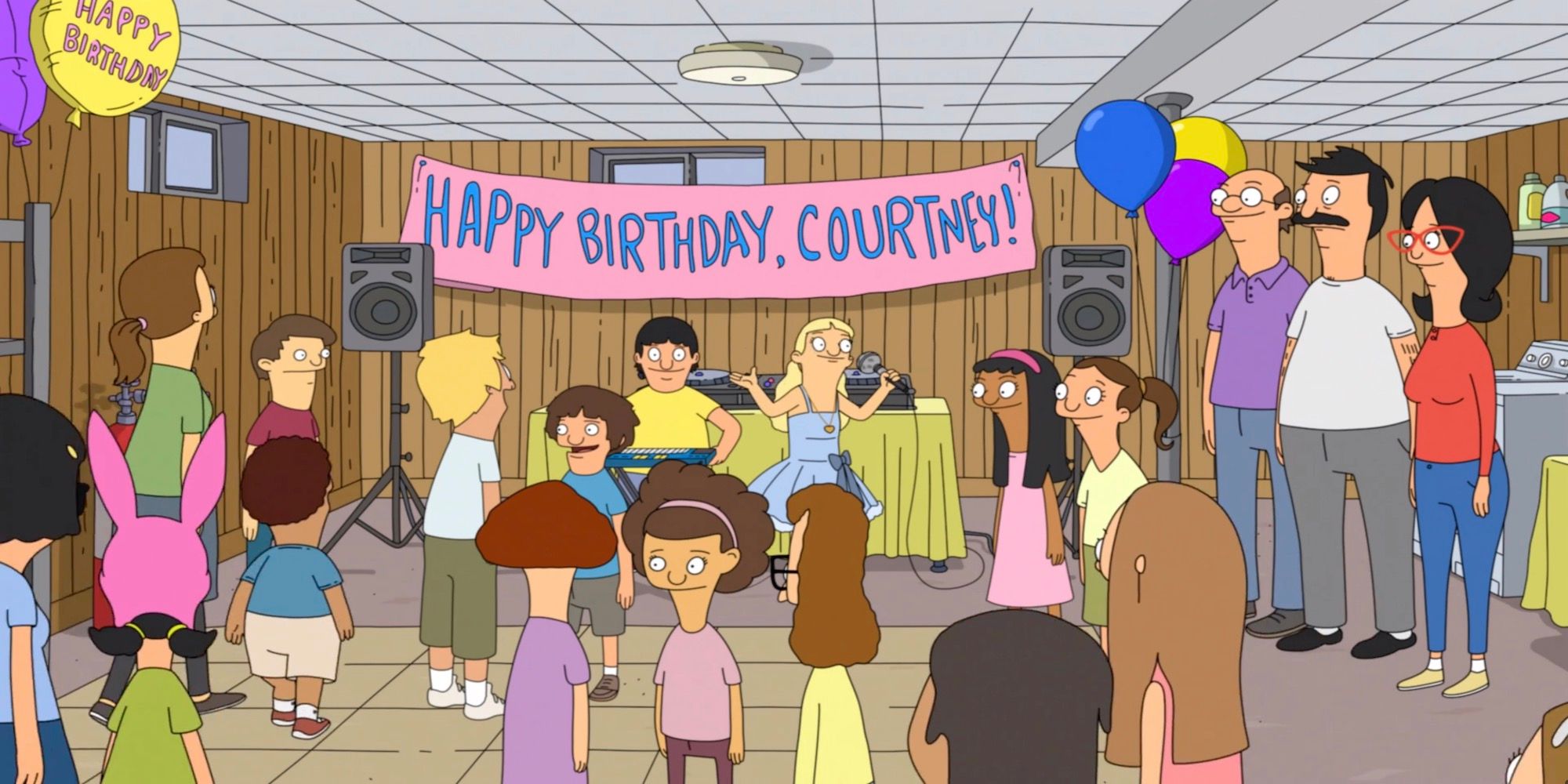 A scene featuring characters from from Bob’s Burgers