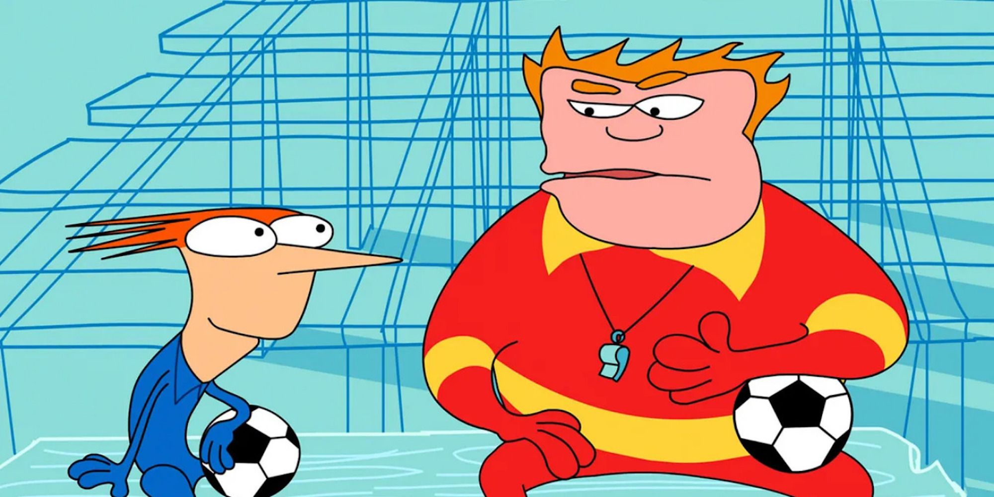 Brendon and Coach McGuirk from Home Movies
