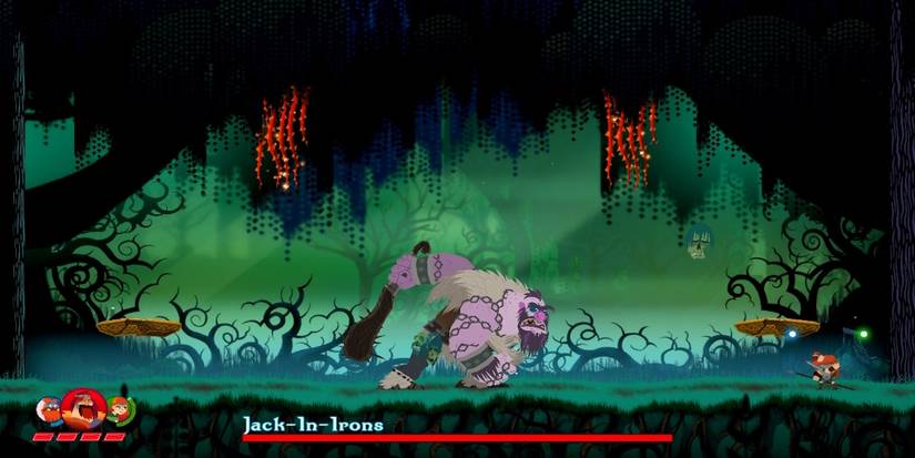 Fighting a boss in Clan O’Conall