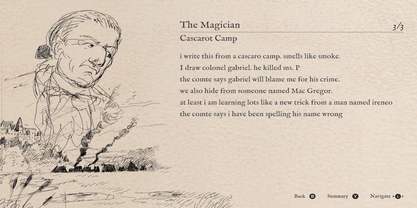 A journal entry in Card Shark