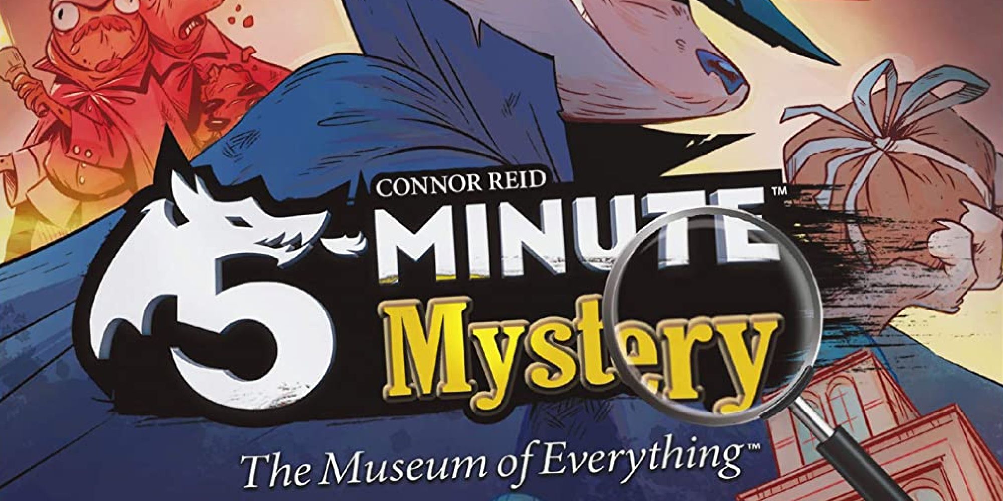 The box art for 5-Minute Mystery: The Museum of Everything, showing a sneaky fox stealing a baggie