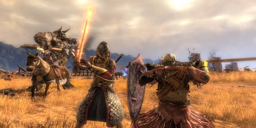 Fighting enemies in The Lord Of The Rings Conquest
