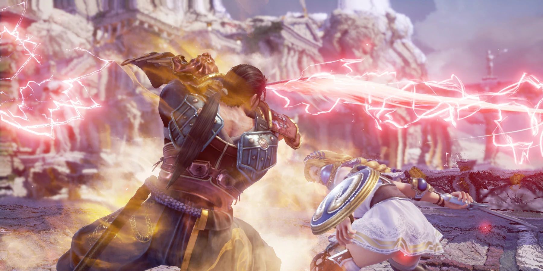 A Charge Attack in Soulcalibur 6