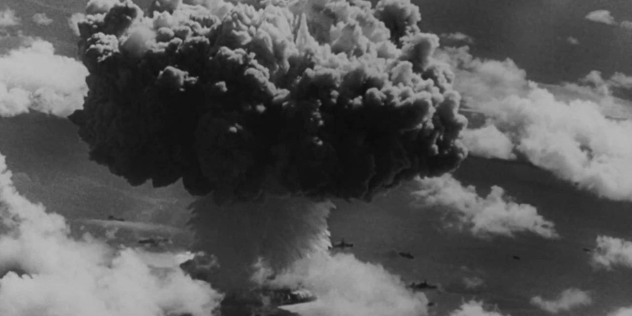 A nuclear explosion at the end of Dr Strangelove