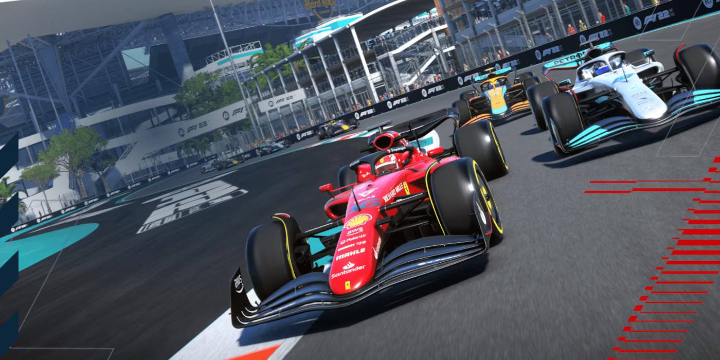 A race in F1 22