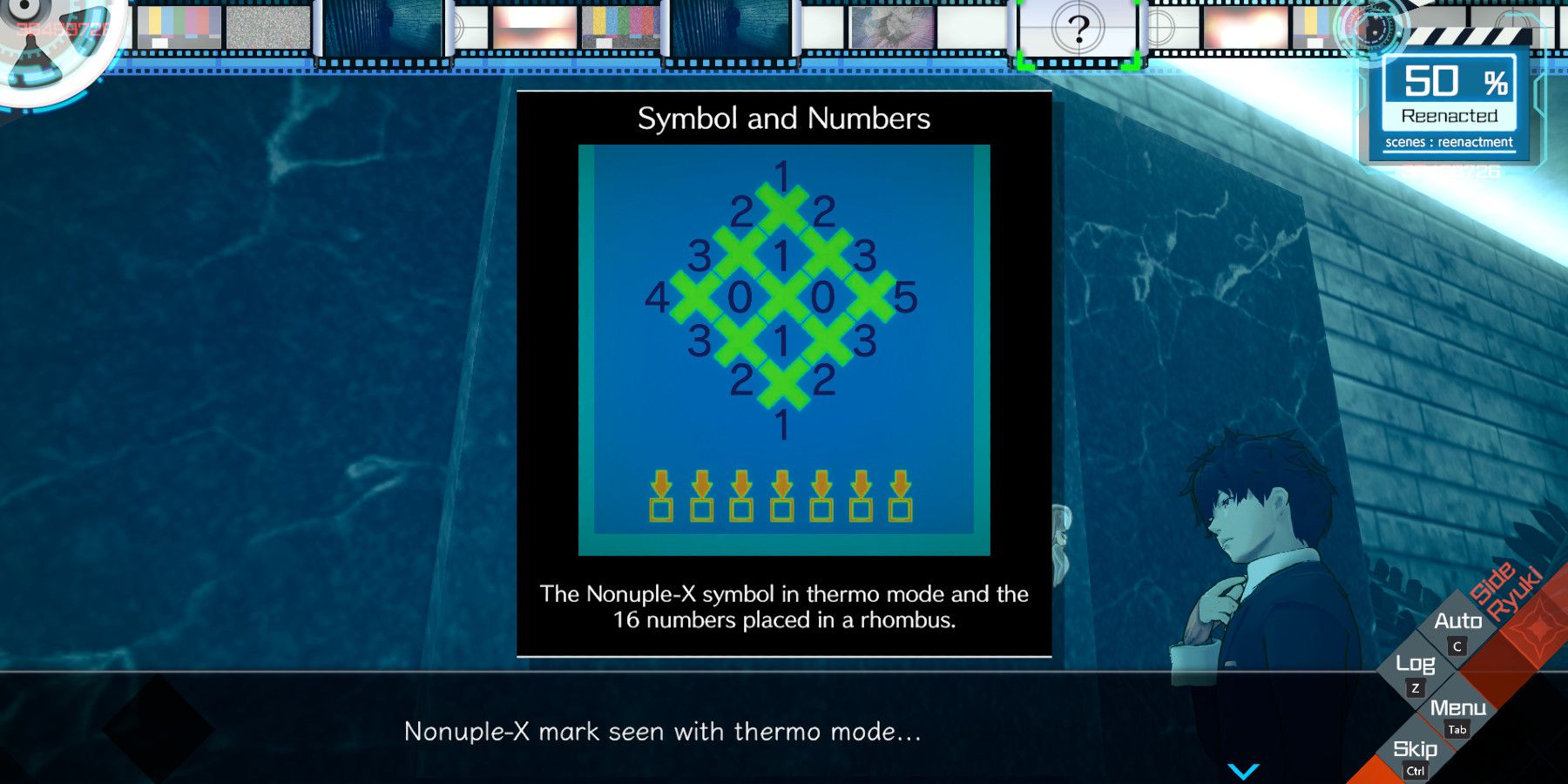 AI The Somnium Files Nirvana Initiative Nonuple X Puzzle 