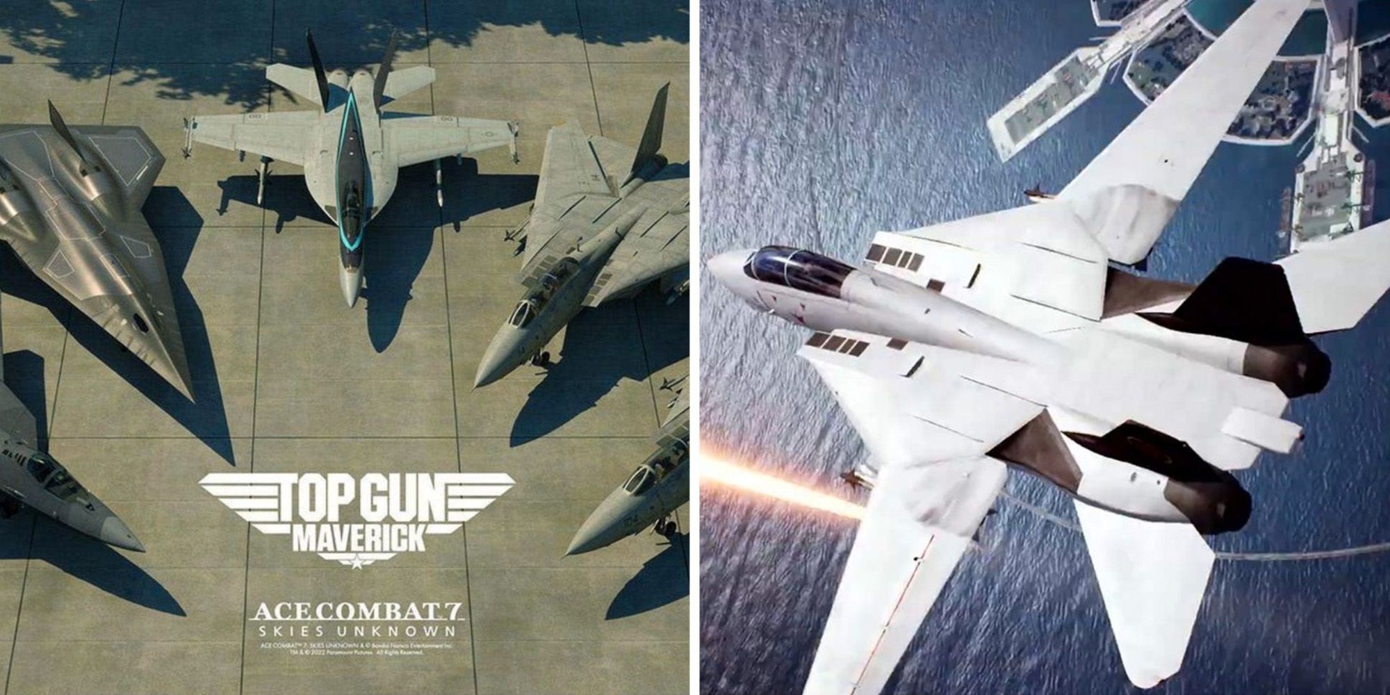 Ace Combat 7 Skies Unknown Top Gun Maverick Planes cropped